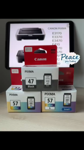 100% ORIGINAL CANON INK CARTRIDGE PG47 | CL57s | CL57