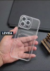 Iphone 15 Iphone 15 Plus Case Slot Kartu / Card Case Bening