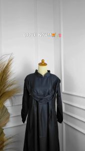 Baju Wanita Terbaru HEENAFA DRESS Bahan TOYOBO LD 110 CM PB 138 CM Dress Kondangan Wanita Gamis Wanita Dewasa Simpel 2023 Gamis Wanita Remaja Bisa Cod Gratis Ongkir