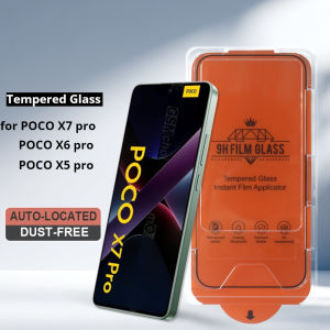 2PCS Screen Protector for Xiaomi POCO X7 Pro X6 Pro X5 Pro Tempered Glass Dust-free Cabin Clear Glass Film