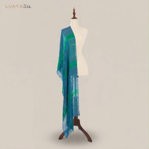 Khăn Lụa Cao Cấp Sương Đọng Lá Luata Silk - Phụ Kiện Thời Trang Quà Tặng Tinh Tế