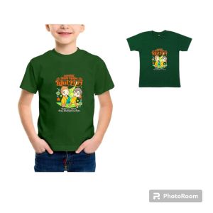 Kaos anak-anak lebaran idul fitri ketupat 2024 usia 2-10 tahun bahan adem halus
