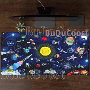 Bandai | Anime Universe Space Solar System XXL HD Print Mousepad - Chủ Đề Hoạt Hình Chơi Game Bàn Làm Việc Văn Phòng Phụ Kiện Bàn Phím