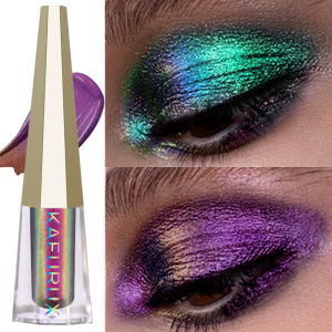 4 สี Chrome ขยับสี Chameleon Liquid อายแชโดว์ 1 PC เงายาวนาน Multichrome High Eye Shadow Eye Art แต่งหน้า