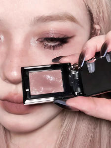 Phấn Mắt Lấp Lánh Herorange Crystal Eyeshadow Single Color Smoke Grey Powder 2025 New Pink Blue Multi-use Creamy Shiny Subtle