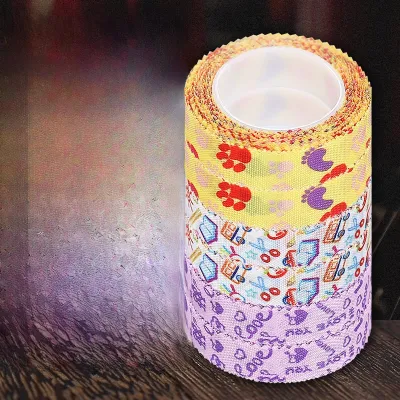 Comfortable Silk Guitar Tape for Guzheng And Pipa Instrument Cartoon Performance Design Breathable And Colorful Adult And Kids