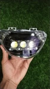 LAMPU DEPAN SATRIA 2TAK HIU MALAYSIA DAYMAKER LED PREDATOR