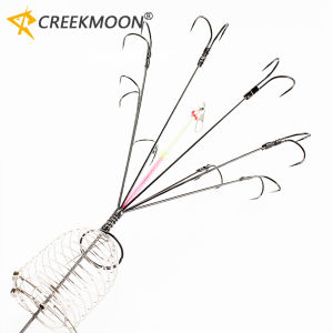 26cm Big Convenient Float Fishing Sea Fishing Octopus Hook with Special Fish Bait Cage for Soft Lure Hooks Tackle Accessories