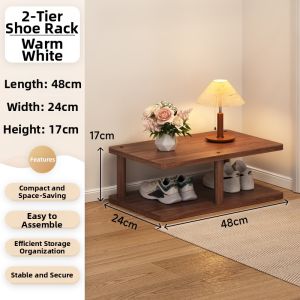 FWTDF | Narrow Door Compact Wooden Shoe Rack