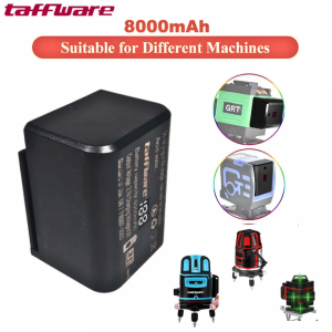 COD Taffware Baterai Laser Level 3D Isi Ulang bisa di cas Batrai Battery LED Display - BM03