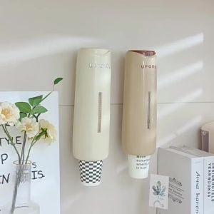 Wall-Mounted Aesthetic No-Drill Cup Dispenser
