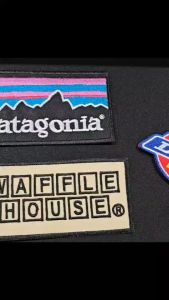 ตัวรีด-เย็บติดผ้า โลโก้ปัก มีกาวสําหรับรีด ตกแต่งเสื้อผ้า Logo Embroidery patches for iron on and sewing on fabric (หลากสี)