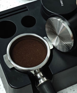 Vermax Coffee Balanced Tamper 304 Stainless Steel Constant Pressure Ripple Base 51mm Easy Clean Adjustment-Free Design