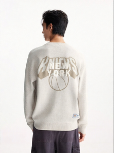 Jack Jones | Autumn American Style NBA Collab Loose Mens Sweater