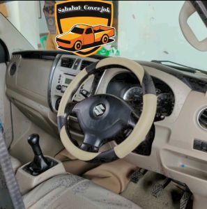 Cover sarung stir mobil sigra / bungkus stir mobil avanza / sarung stir mobil xenia / agya / ayla / brio / jazz / variasi sarung setir semua jenis mobil minibus