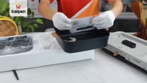 Nồi lẩu nướng điện 2 ngăn tháo rời Kalpen PP99 công suất 2200W Bếp nướng lẩu đa năng Kalpen bếp lẩu nướng đa năng nồi lẩu nướng đa năng KALPEN PP99 hàng chính hãng nồi lẩu nướng đa năng HongShuang Công Suất 1300W