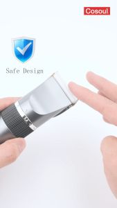 Electric Hair Clipper Hair Cutter Length Adjustable Waterproof Hair Cutting Machine Hair Trimmer Barber Hair Trimmers For Men Adults Kids Cordless Type-C