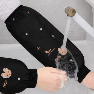 Long Sleeve Covers Womens Style Kitchen Special Use Waterproof Oil Resistant Extended Length for Work Home Cleaning Tools