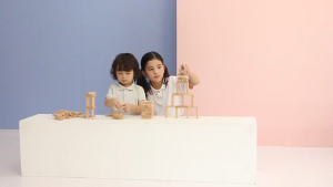 儿童早教益智叠叠乐木质玩具层层叠大号木头积木平衡成人版叠叠高Childrens early education and intelligence jigsaw puzzle wooden toys large wooden building blocks that can be stacked layer by layer balanced adult version jigsaw height