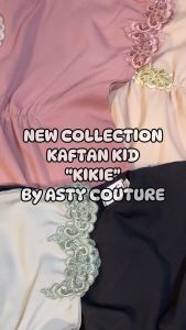 Kaftan Kid Kikie By Asty Couture Lace Como Crepe