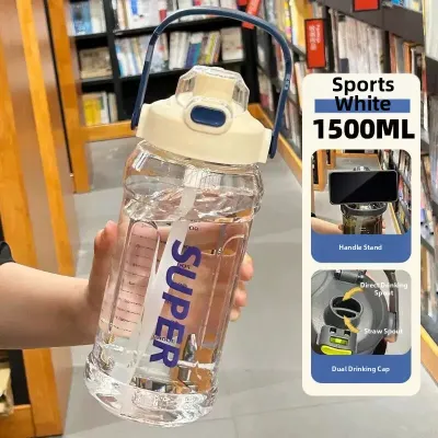 High-Temperature Resistant Portable 2000ml Water Bottle