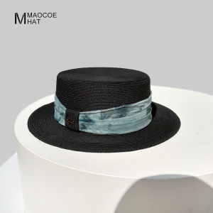 MMAOCOE | Fashionable Flat Top Straw Hat Sunproof