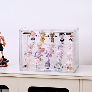 Popmart Display Box Stackable Acrylic Popmart Display Case Figurine Display Box Blind Box Display