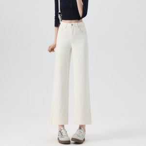 La Chapelle | Quần Jeans Slim Straight Màu Xanh Vintage cho Phụ Nữ