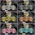 JEDAI TRANSPARAN JUMBO / JEPIT RAMBUT PELANGI / JEDAI BENING WARNA WARNI / JEDAI BUNGA / JEDAI ZIGZAG / RAINBOW HAIR CLAW / JPM8836. 