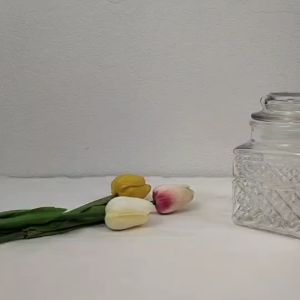 โหลแก้วสี่เหลี่ยม ฝาจุกสูญญากาศ ขนาด 500 ml. ขวดโหลแก้วสวยๆ ฝาปิดสนิท