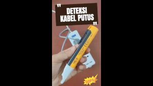 tespen alat cek arus listrik dan kabel putus dalam detector non contact ac detektor kabel putus led