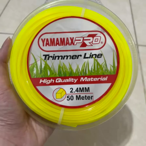 YAMAMAX-PRO Tali Senar Mesin Potong Rumput 2.4MM x 50 Meter Trimmer Line Square Nylon Cutter 2.4MM x 50 Mtr High Quality