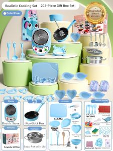 WANJUTEGONGDUI | Real Cooking Complete Set Kitchen Toy