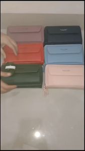 Baellerry N0109 Dompet Tas Selempang Bahu Wanita Dual Slot Muat Hp 7 inch Bahan Kulit SIntetis Lembut dan Tahan Lama