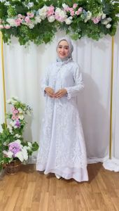 Gamis Outer Lepas Ayana Terbaru Jumbo Ld 120cm Kondangan Pesta Wisuda 2023