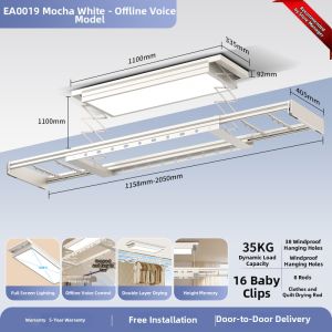 JOMOO | Electric Concealed Elevator Drying Rack