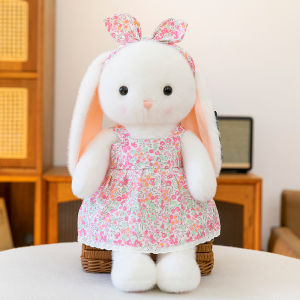 หมอนผ้าขนแกะรูปกระต่ายสีสันสดใส หมอนอิงผ้าขนแกะสำหรับเด็กผู้หญิง อุปกรณ์ชั้นนอนเพื่อบรรเทาความกังวล สวมใส่สบาย ความหนาแน่นของขนแกะที่ดี