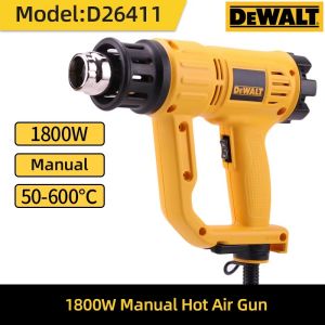 DeWalt | DEWALT D26411 1800W/2000W Corded Heat Gun 50-600°C Adjustable Temp 250-650L/min Airflow for Shrink Wrapping Paint Stripping