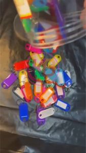 PAKET PROMO (50 PCS) - Gantungan kunci label - Key ring gantungan - Gantungan kunci loker