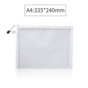 Protree A6 Single layer Mesh Pen Bag Nylon Pencil Bag Pencil Case Mesh Pen Case school supplies Stationary