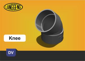Langgeng Knee45 - DV 3" - Fitting PVC