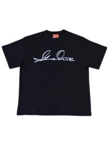 เสื้อยืดคอกลมแขนสั้นผ้าฝ้ายทรงหลวมสไตล์ฮิปฮอป Oldschool Game One 23ss สไตล์อเมริกันพร้อมลายเซ็น