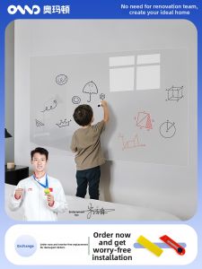 AOMADUN | Static Removable Transparent Whiteboard Wall Sticker