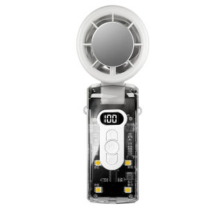Quạt Điện Cầm Tay Tốc Độ Cao 13000 Vòng/phút Sạc USB Nhỏ Gọn Gấp Gọn Được Dùng Ngoài Trời - Fireurus