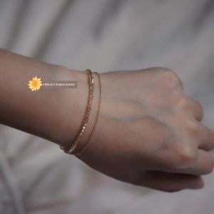 Original Design Austrian Crystal Double Layer Twin Gilded