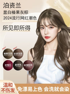 Rose Pink Brown Hair Dye Cream By9 Plant Grass Series Gray Walnut Brown Home Hair Coloring Brand Store Hair Dyeing