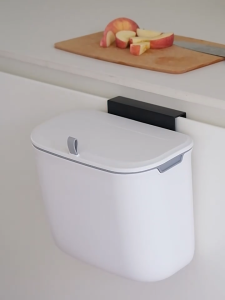 Hanging Kitchen Dustbin with lid/7L/9L Space Saving/Standing Recycling Bin/Hanging Rubbish Bin with Lid Dustbin Waste Bin Trash Bin Garbage Bin Recycling Bin Kitchen Rubbish Bin