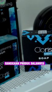 Clorismen Paket Geng Max A Cloris Men Special Bundling Soap 40g & Brightening Serum Wajah Kusam Berminyak Memutihkan Mencerahkan KulitWajah