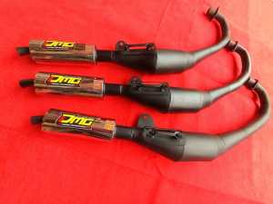 KNALPOT SUZUKI SATRIA 2TAK HIU/LUMBA MODEL TAMENG SUARA GARING DOT