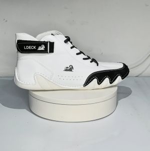 Prelesty Fashion Casual Sepatu Boots Pria Tinggi Formal Kulit Cowok Dewasa Kerja Lentur Handmade Keren Anti Slip 347